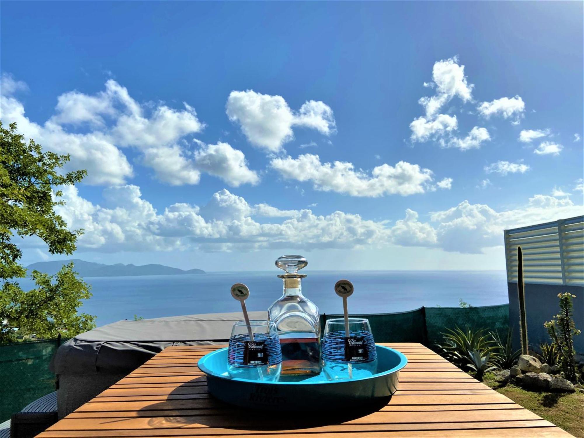 Bungalow Palbea Superieur Avec Spa Et Vue Mer Schoelcher Bagian luar foto