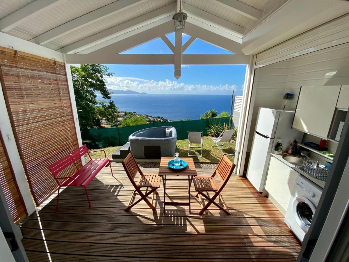 Bungalow Palbea Superieur Avec Spa Et Vue Mer Schoelcher Bagian luar foto